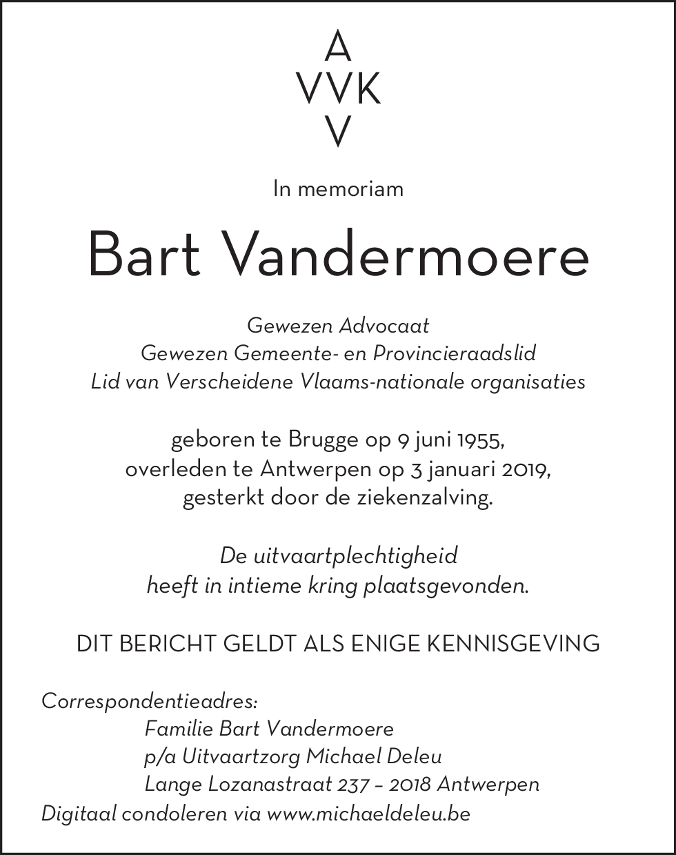 Bart Vandermoere