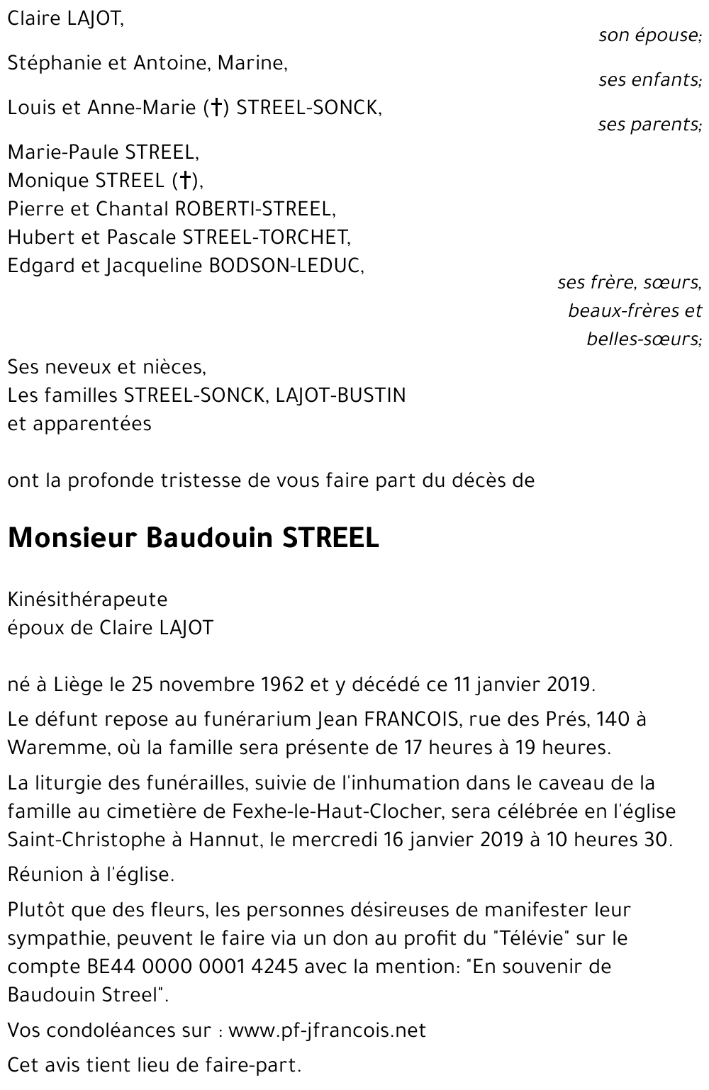 Baudouin STREEL