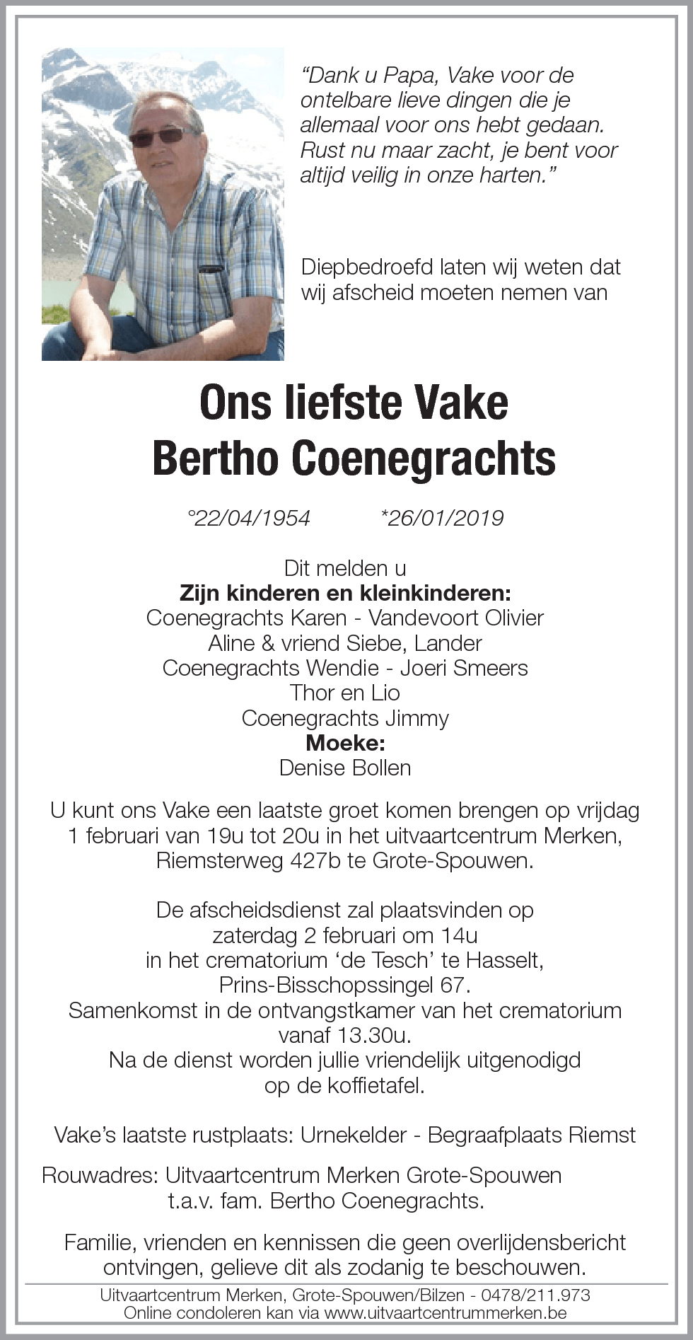 Bertho Coenegrachts