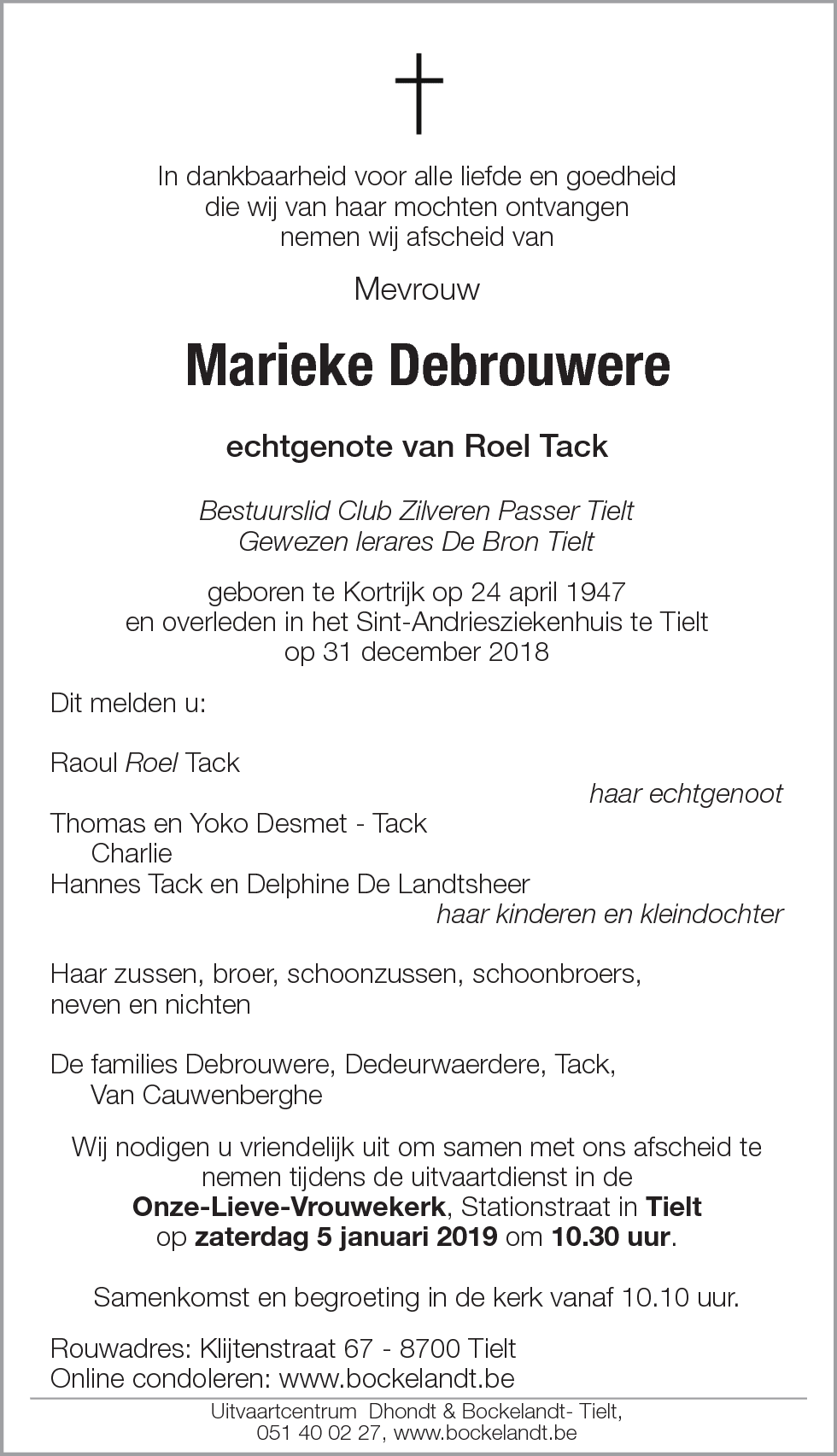 Debrouwere Marieke