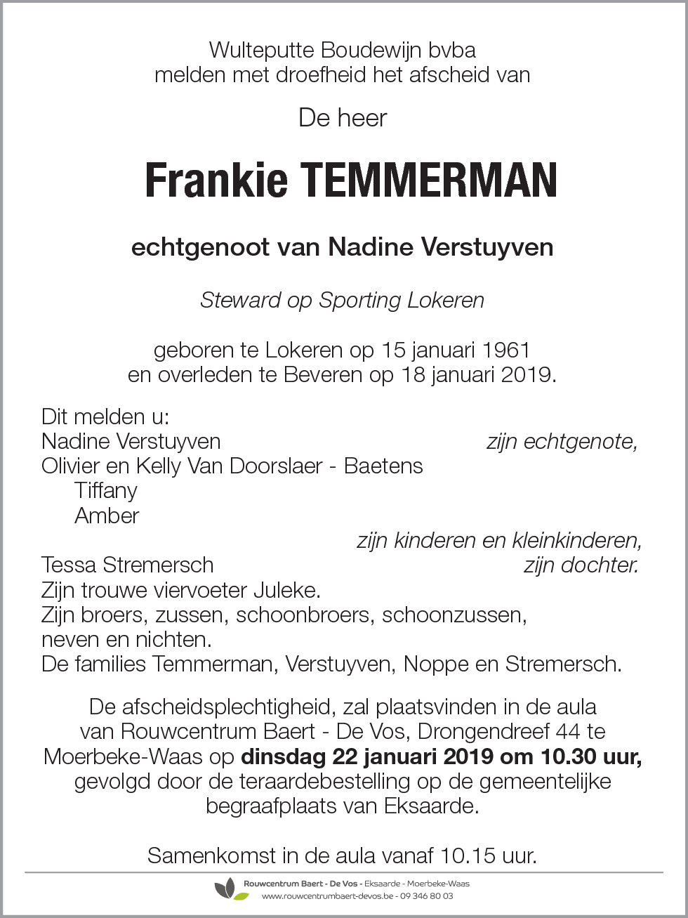 Frankie Temmerman