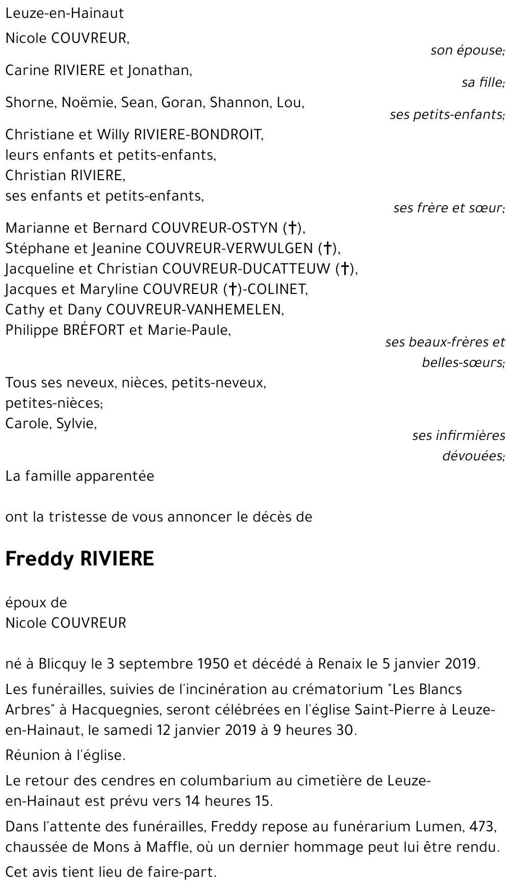 Freddy RIVIERE