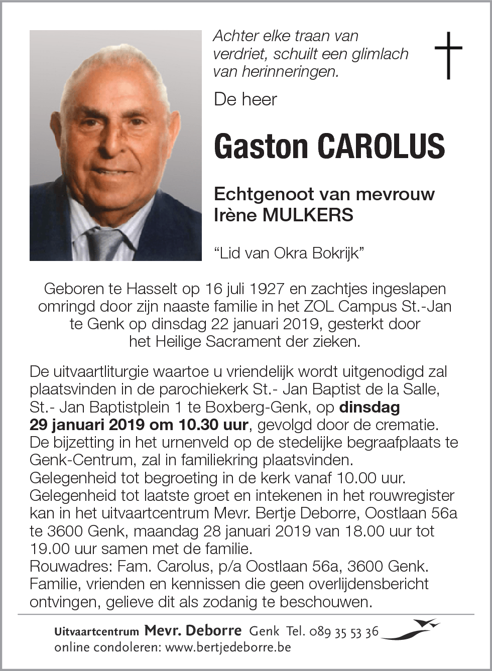 Gaston CAROLUS