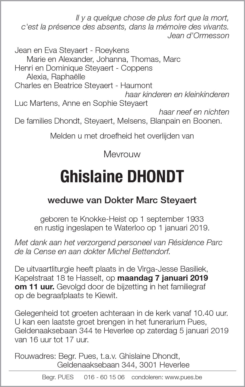 Ghislaine Dhondt