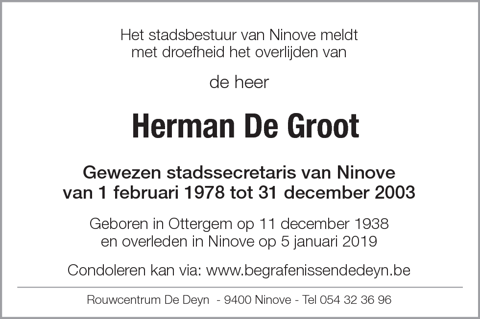 Herman De Groot