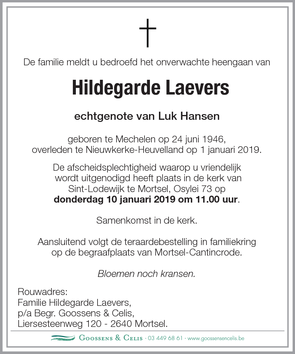 Hildegarde Laevers
