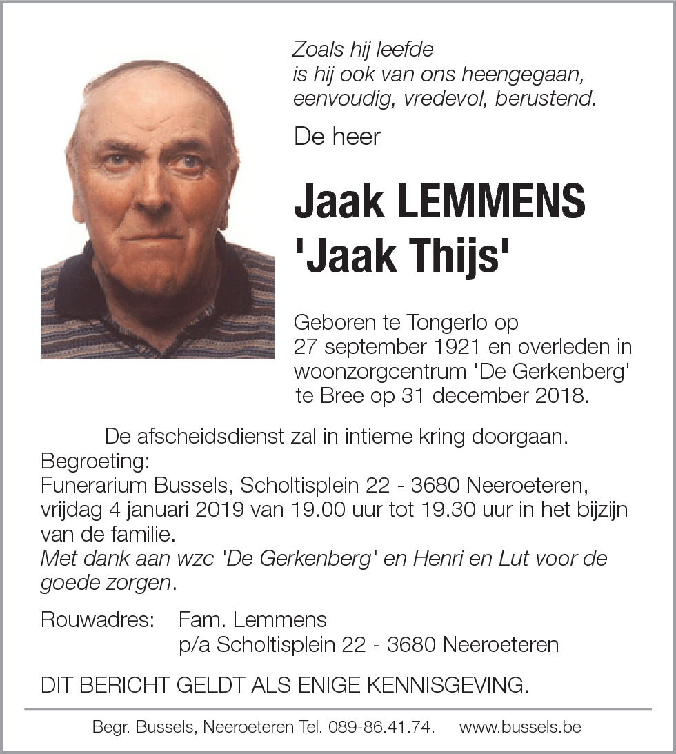 Jaak LEMMENS
