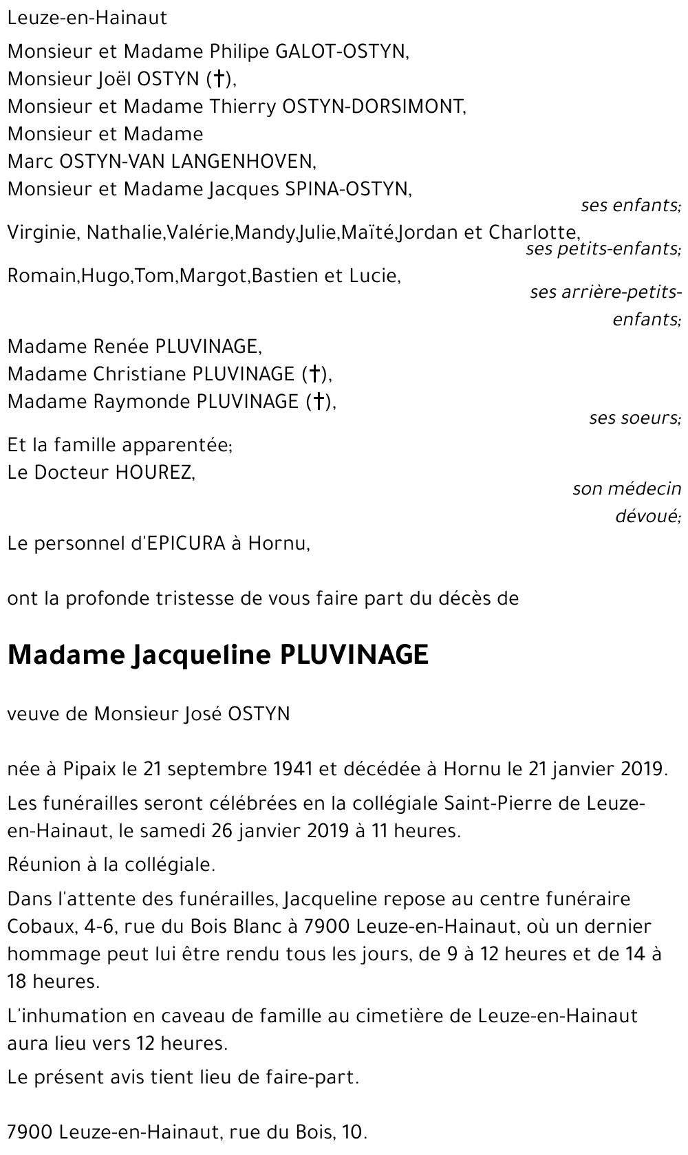 Jacqueline Pluvinage
