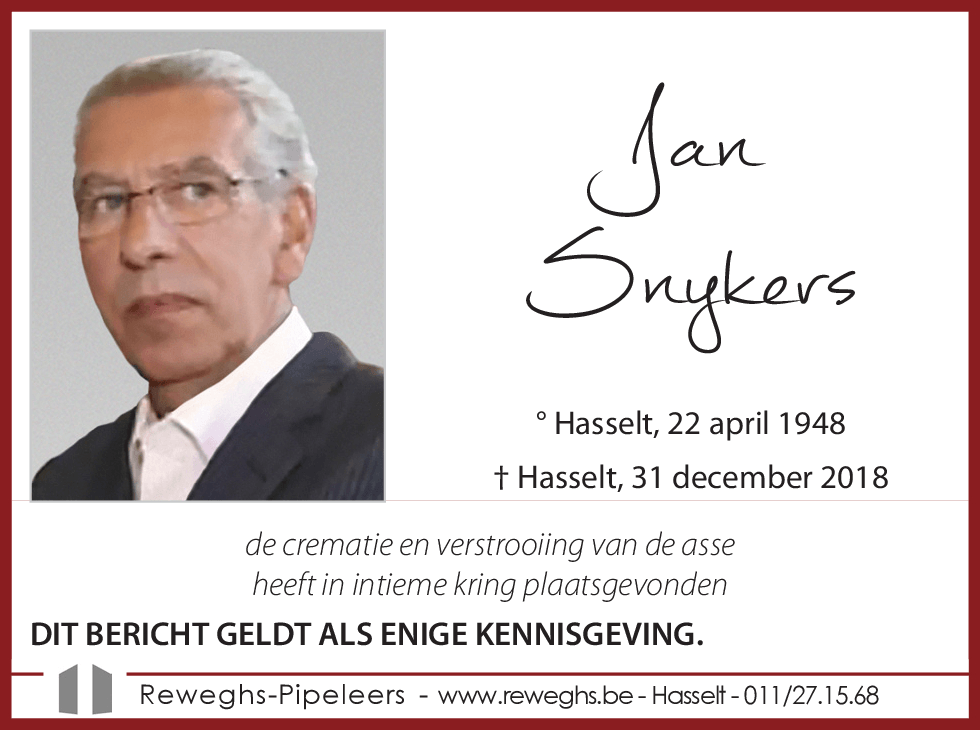 Jan Snykers