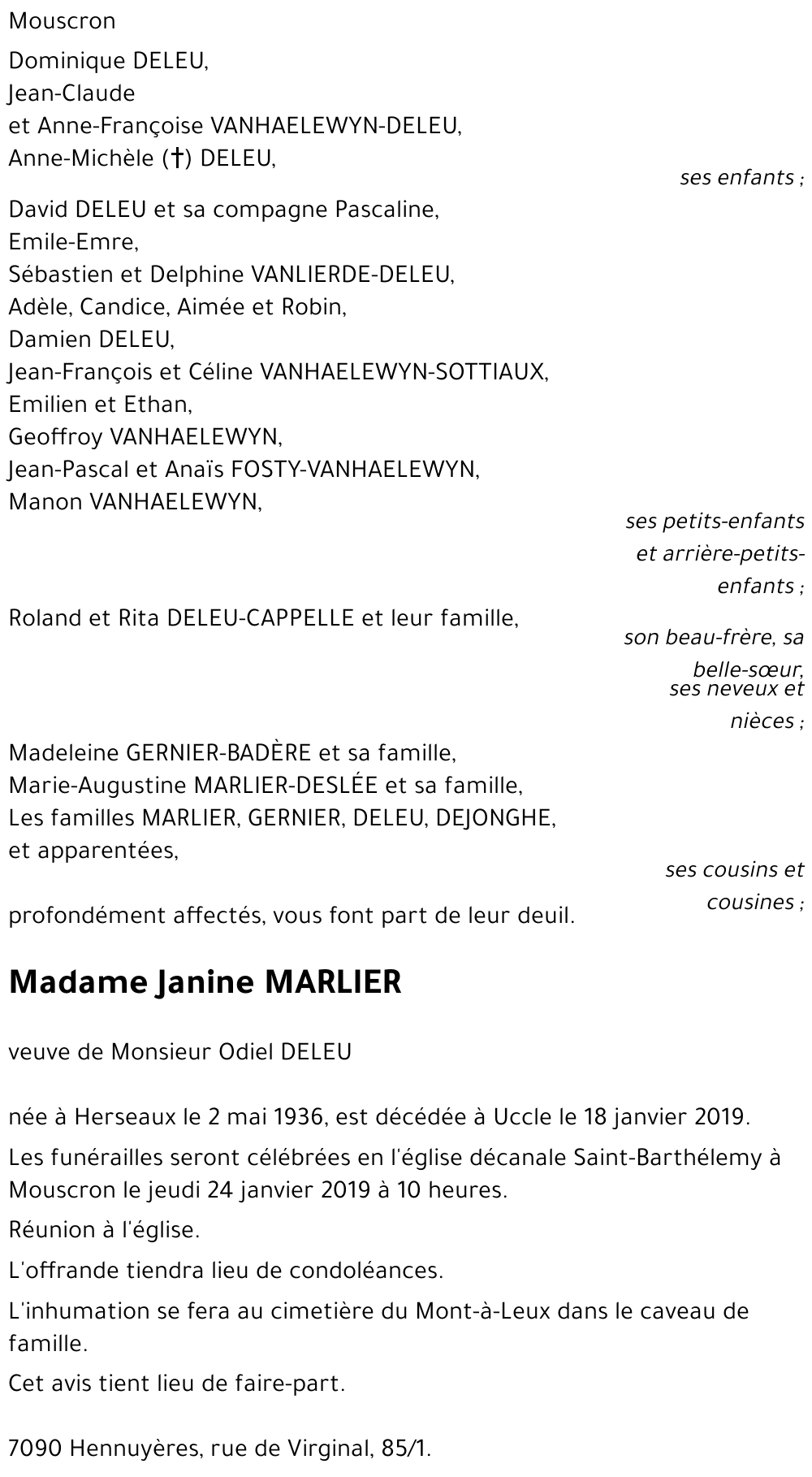 Janine MARLIER