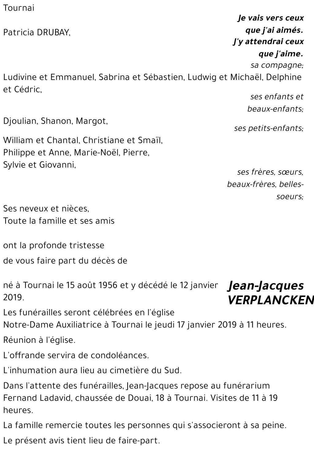 Jean-Jacques VERPLANCKEN