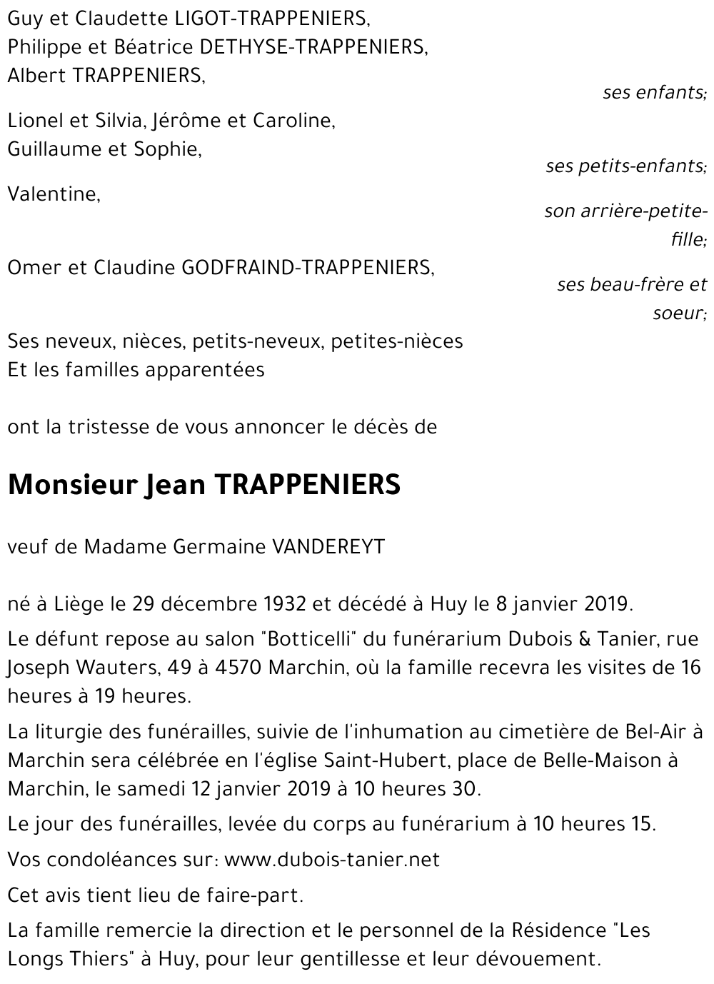 Jean TRAPPENIERS