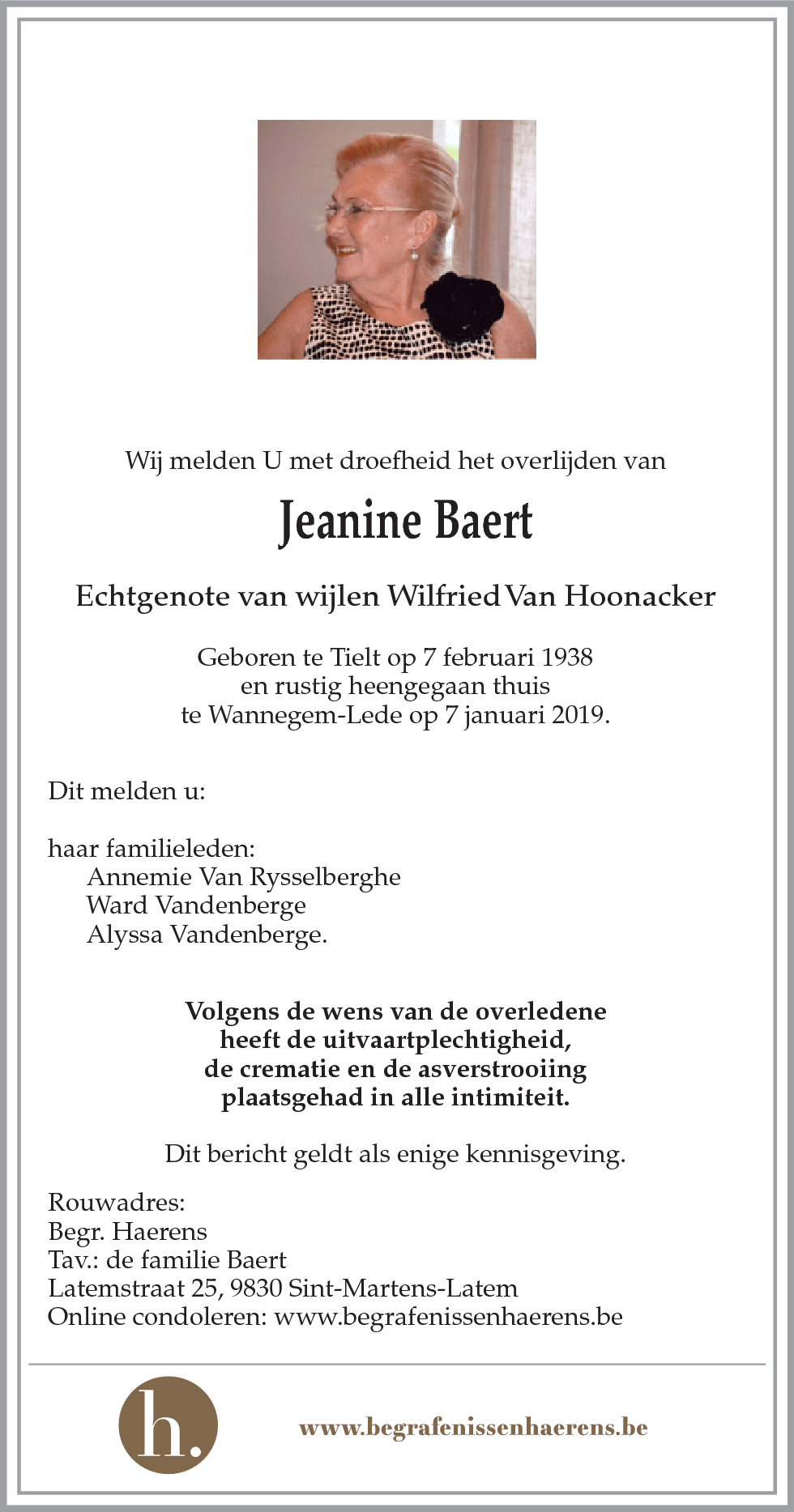 Jeanine Baert