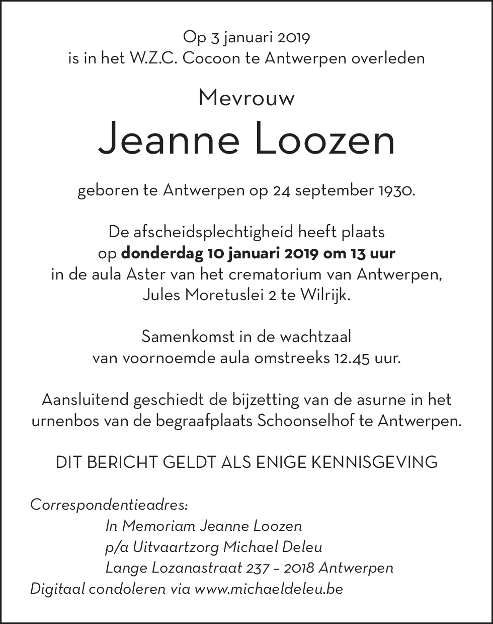 Jeanne Loozen