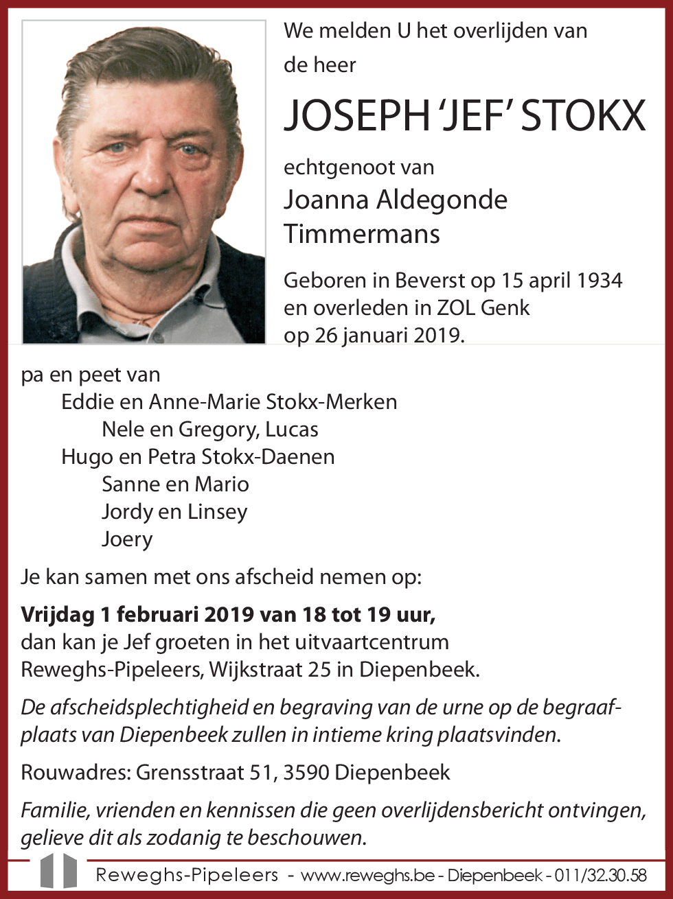 Joseph 'Jef' Stokx