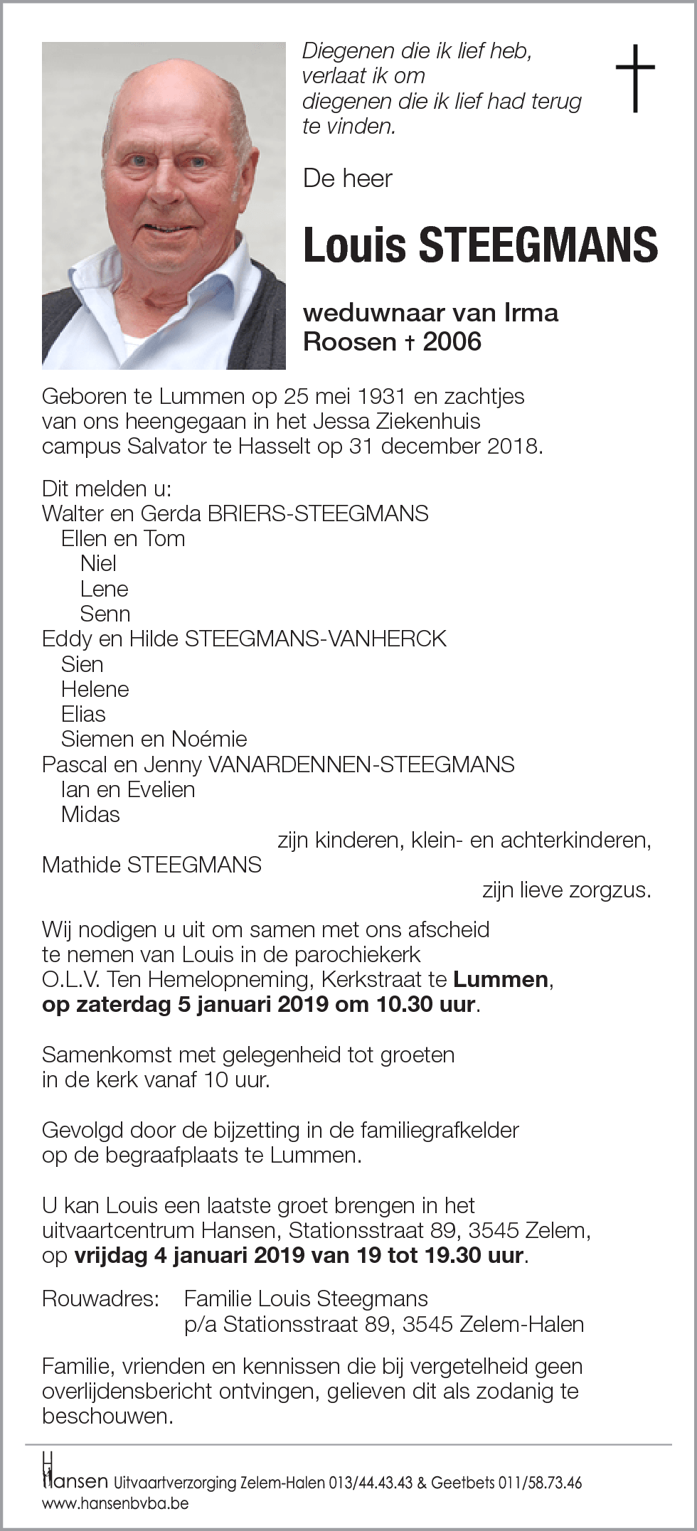 Joseph Louis STEEGMANS