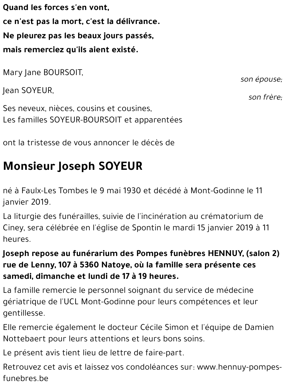 Joseph SOYEUR
