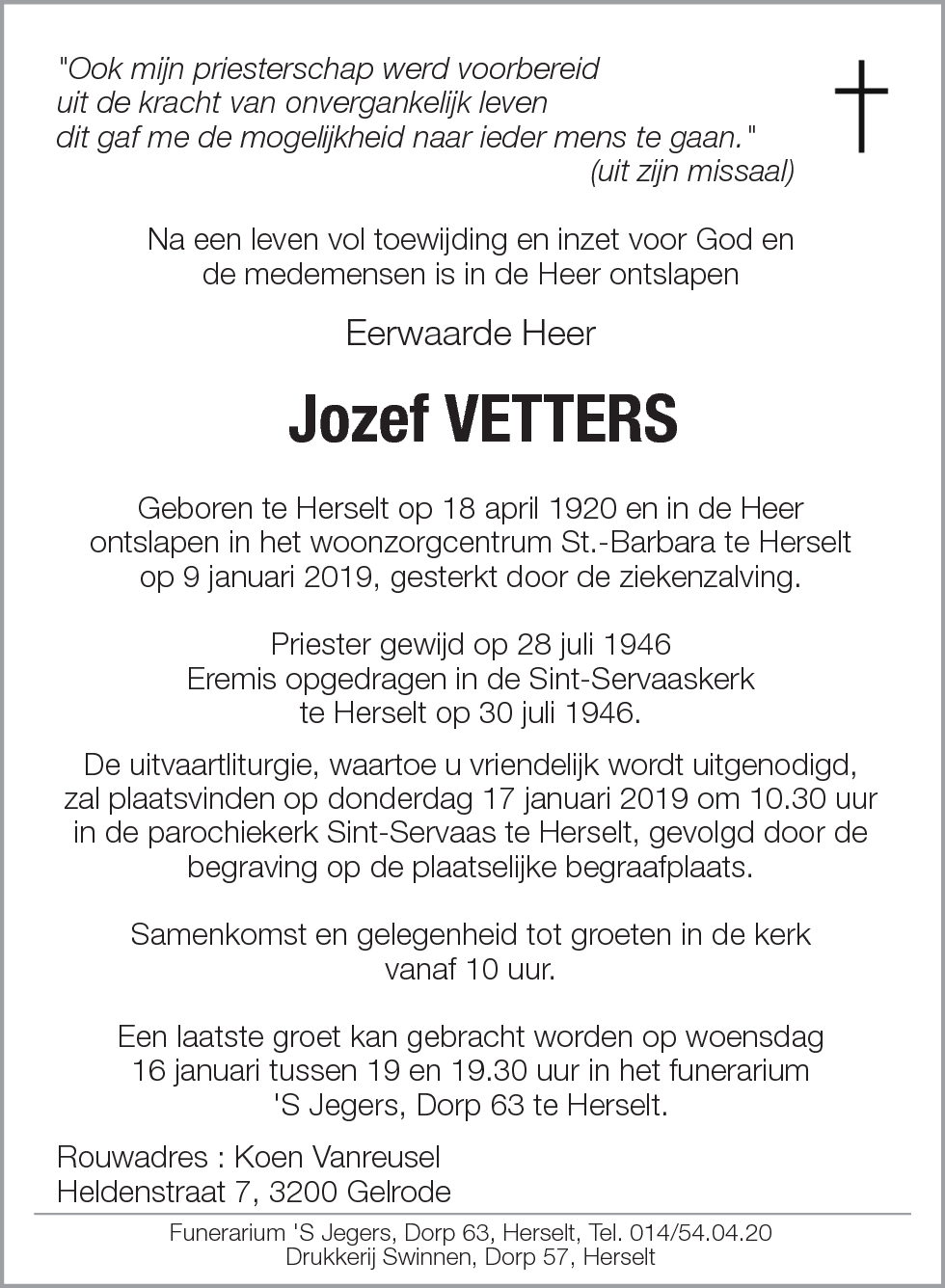 Jozef Vetters