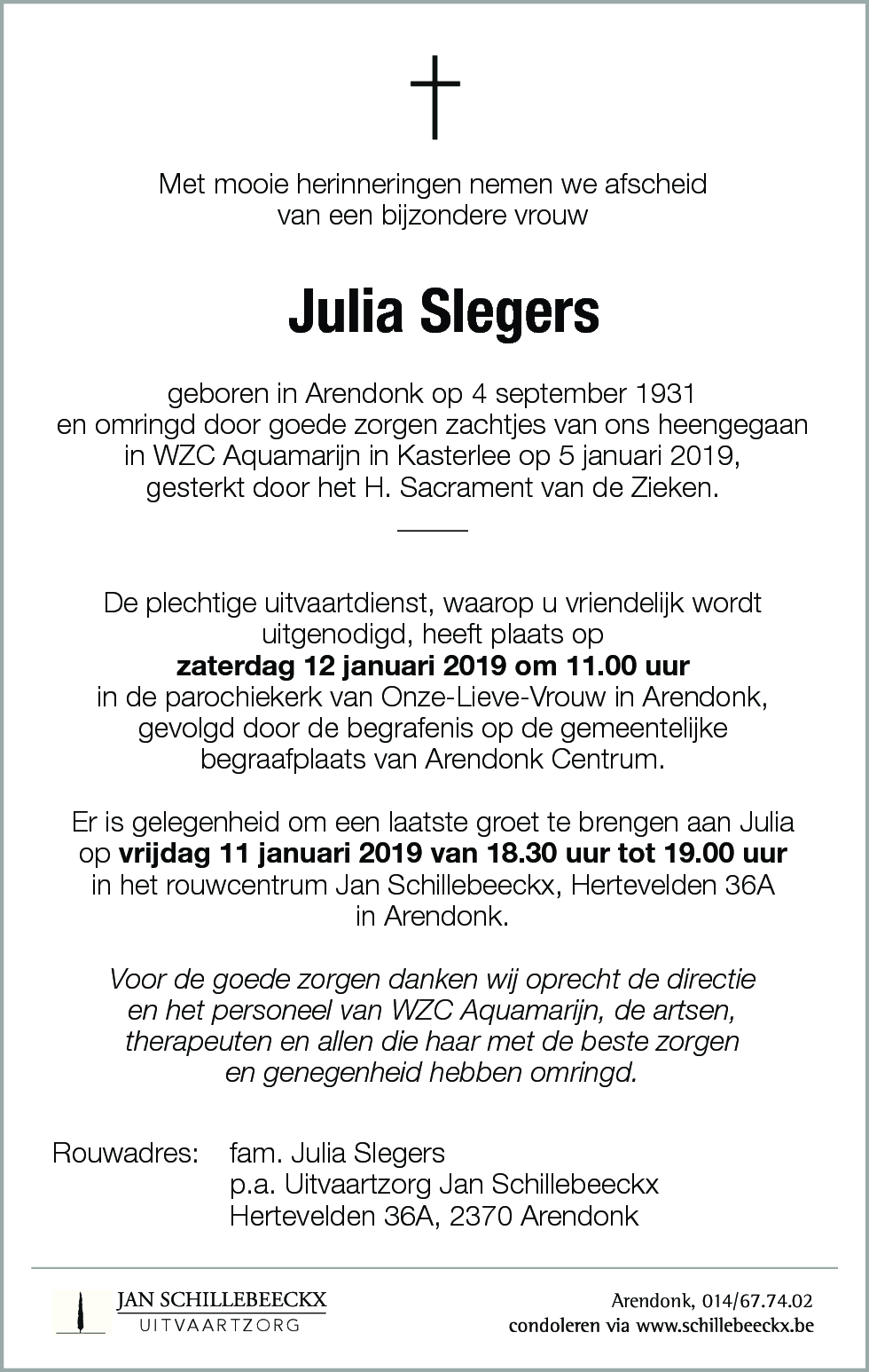Julia Slegers