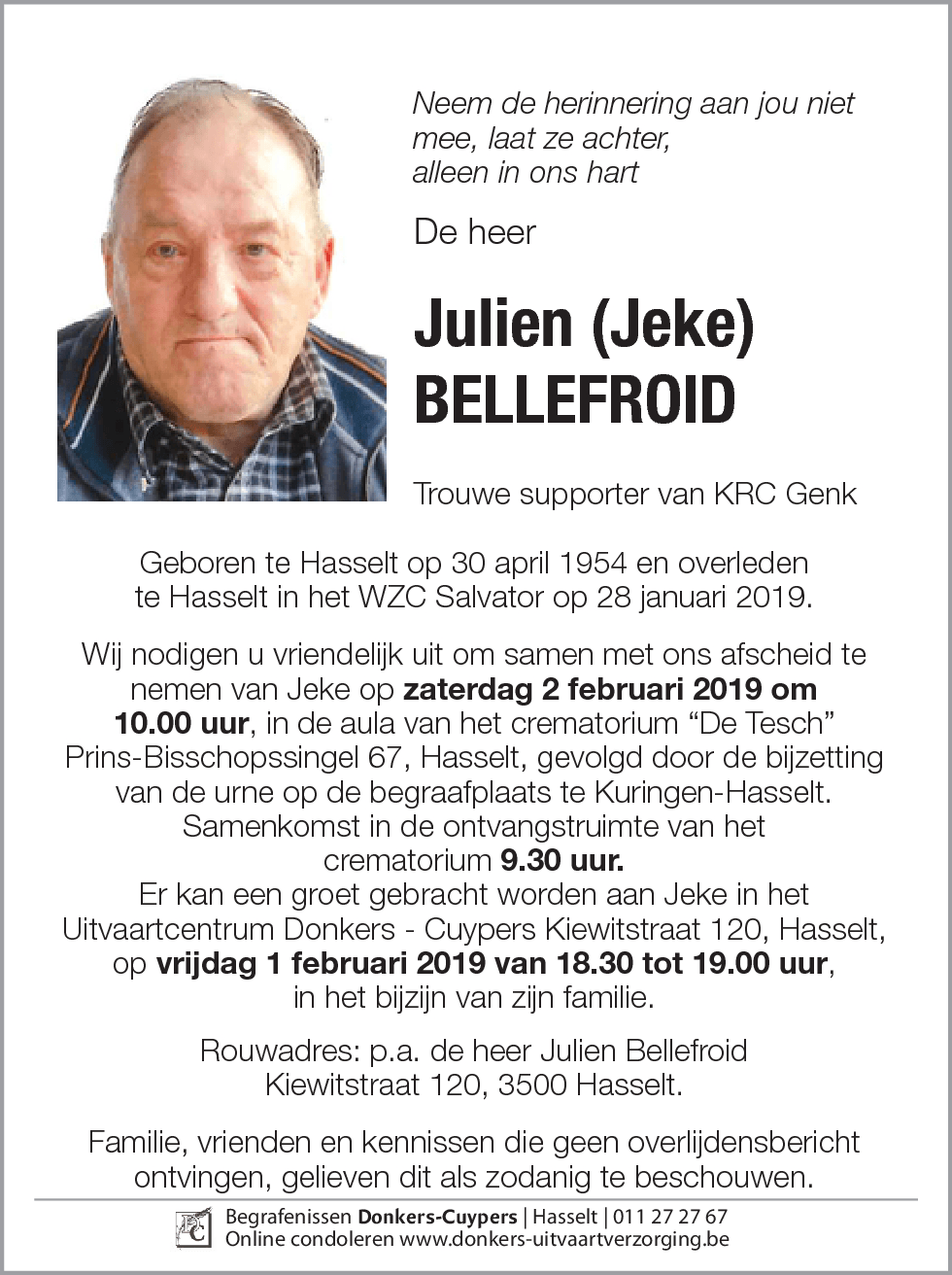 Julien (Jeke) Bellefroid