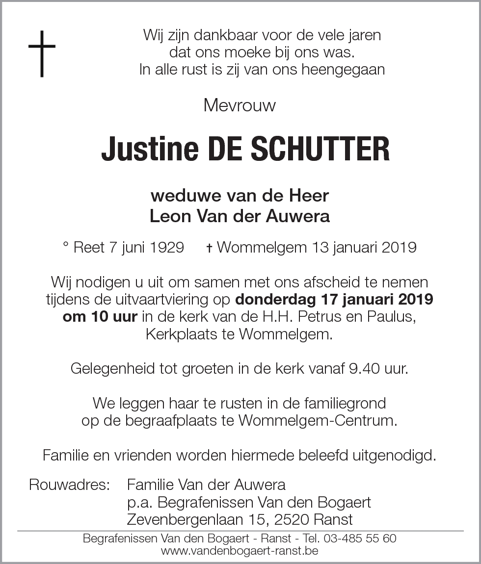 Justine De Schutter