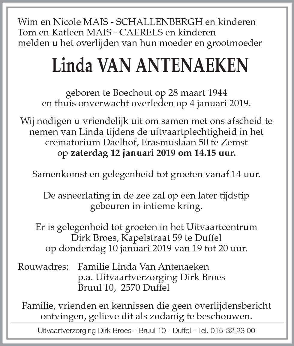 Linda Van Antenaeken