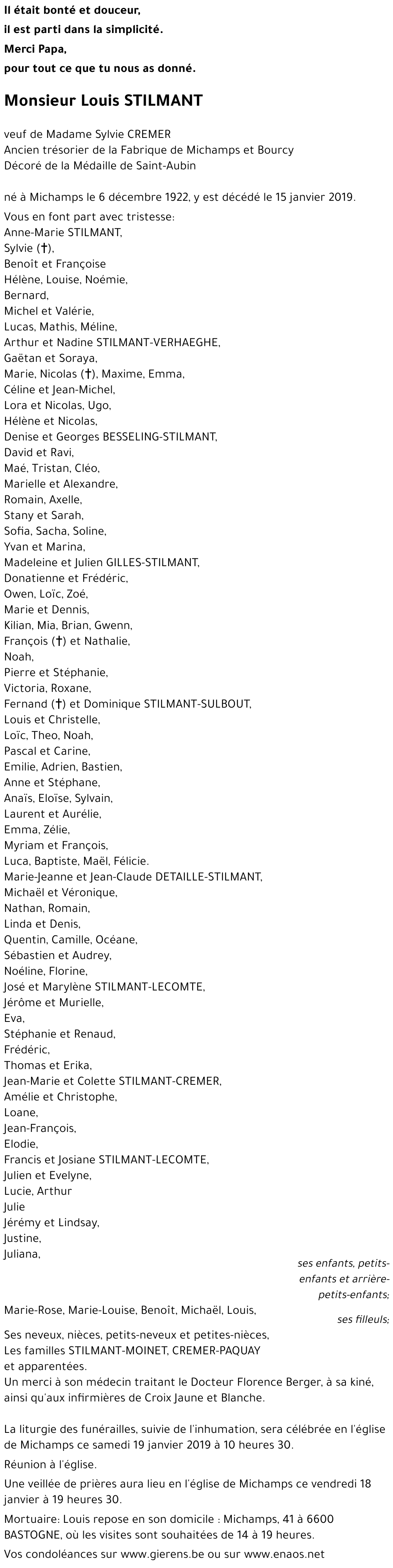 Louis STILMANT