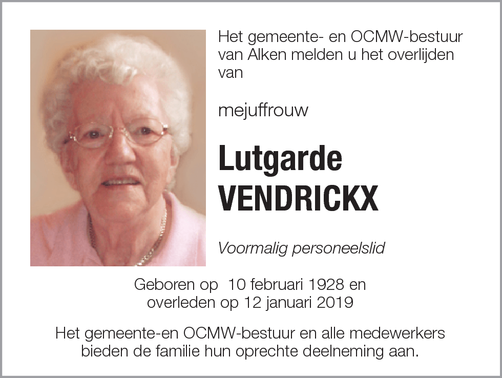 Lutgarde Vendrickx