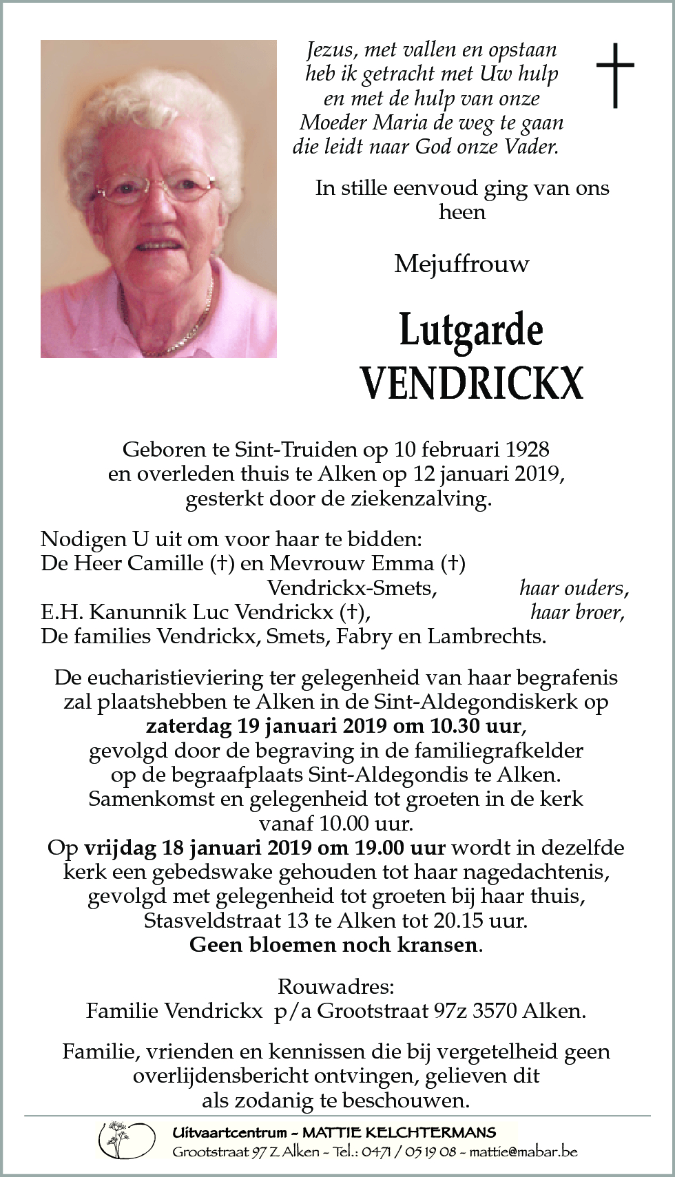 Lutgarde Vendrickx