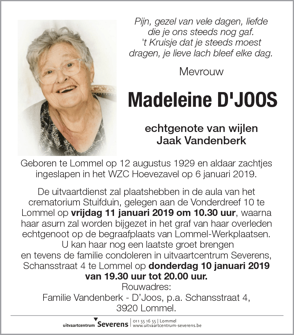 Madeleine D'Joos