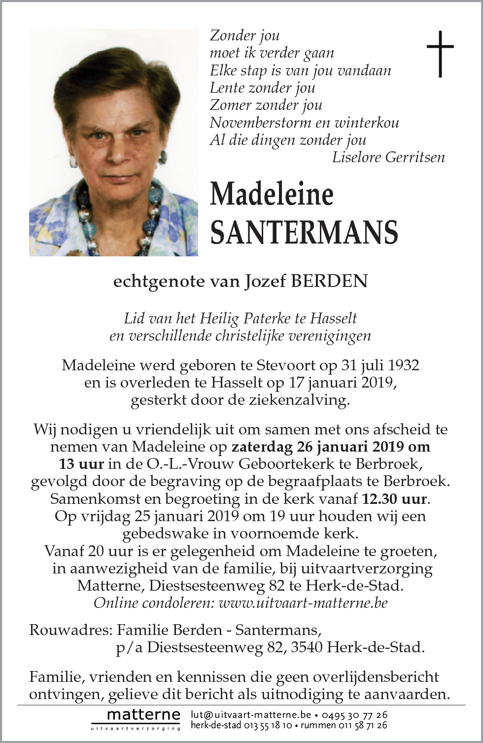 Madeleine Santermans