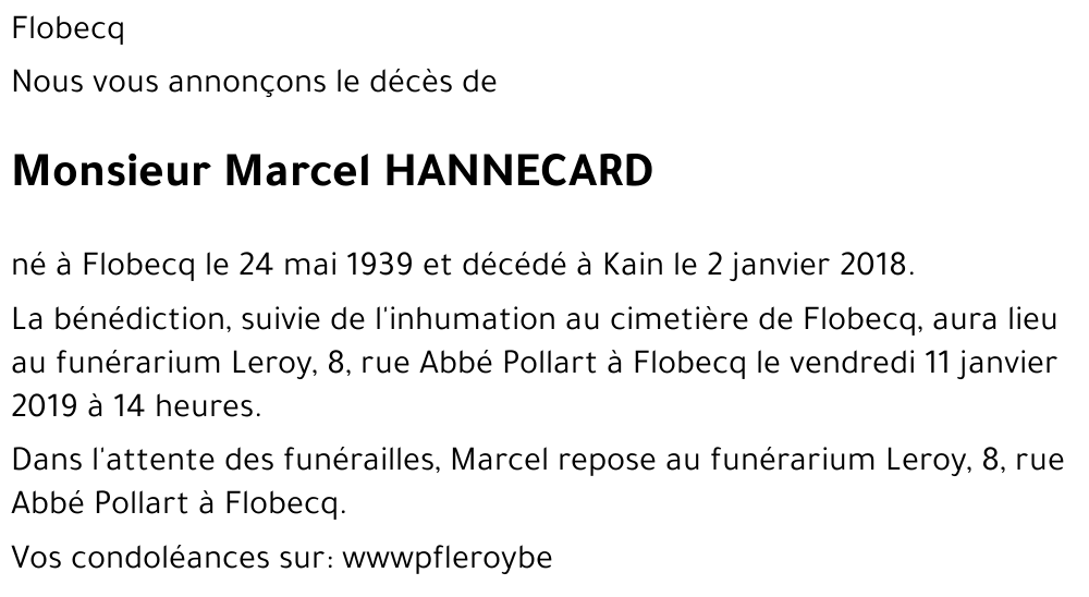 Marcel Hannecard