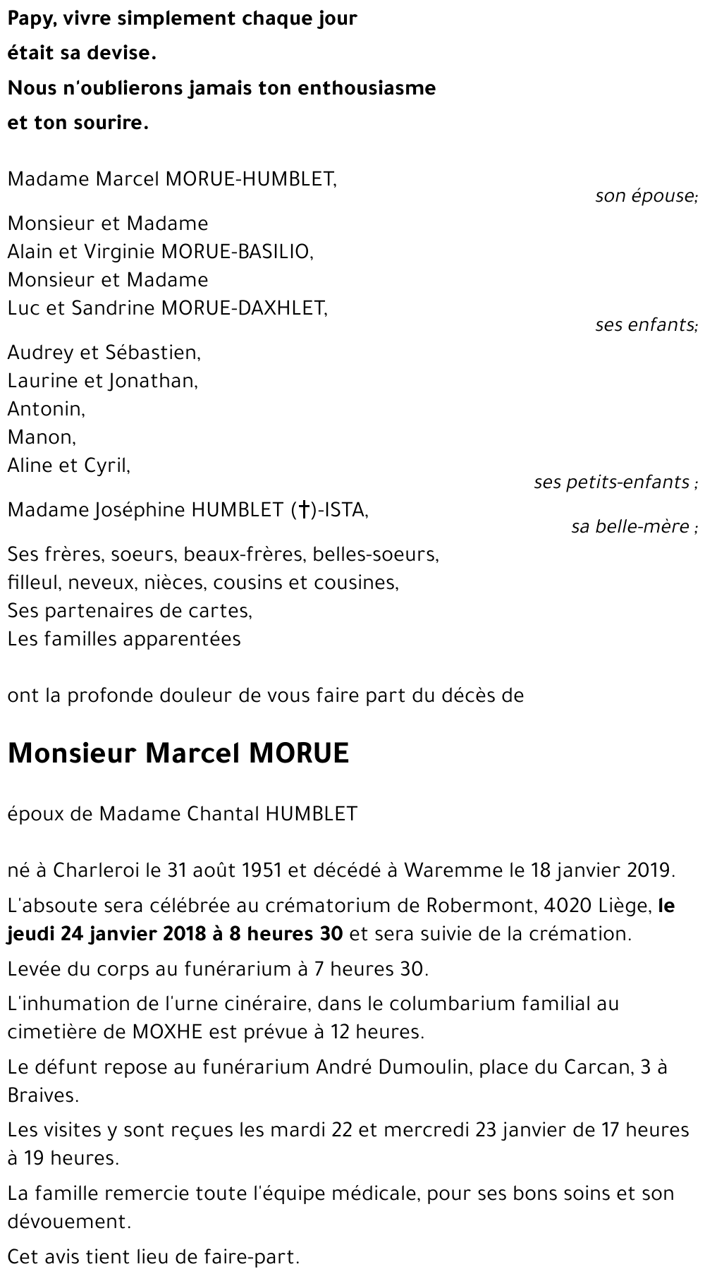 Marcel MORUE