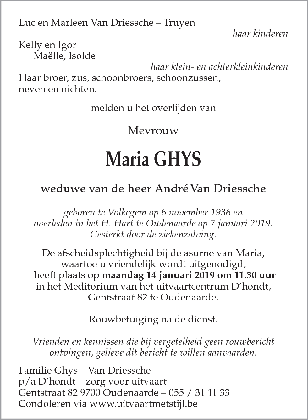 Maria Ghys