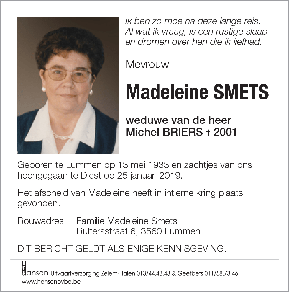 Maria Martha M SMETS