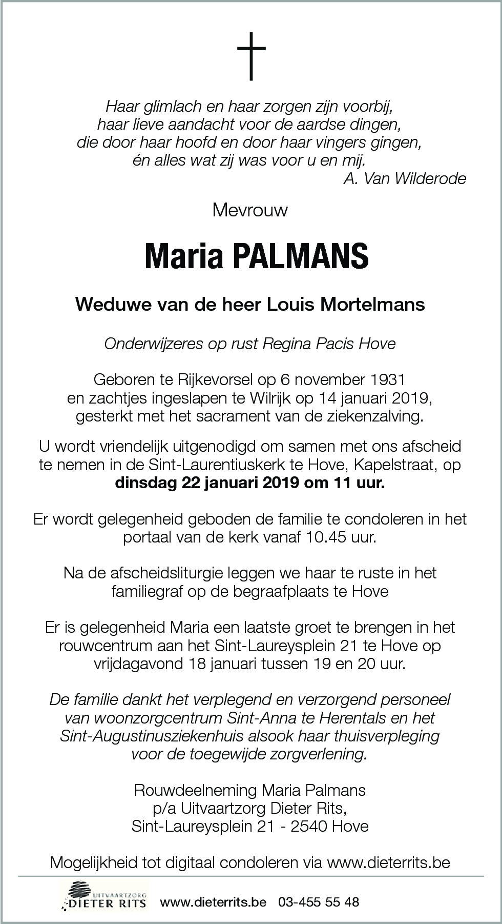 Maria Palmans
