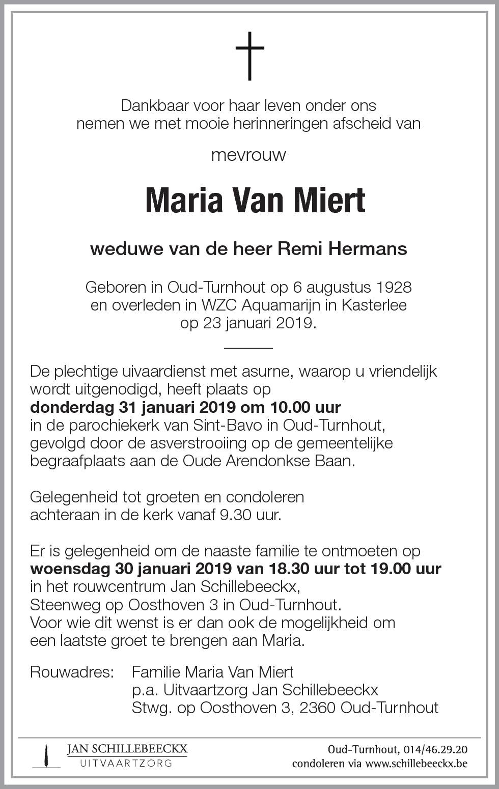 Maria Van Miert