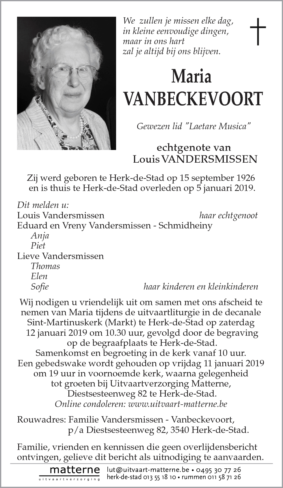 Maria Vanbeckevoort