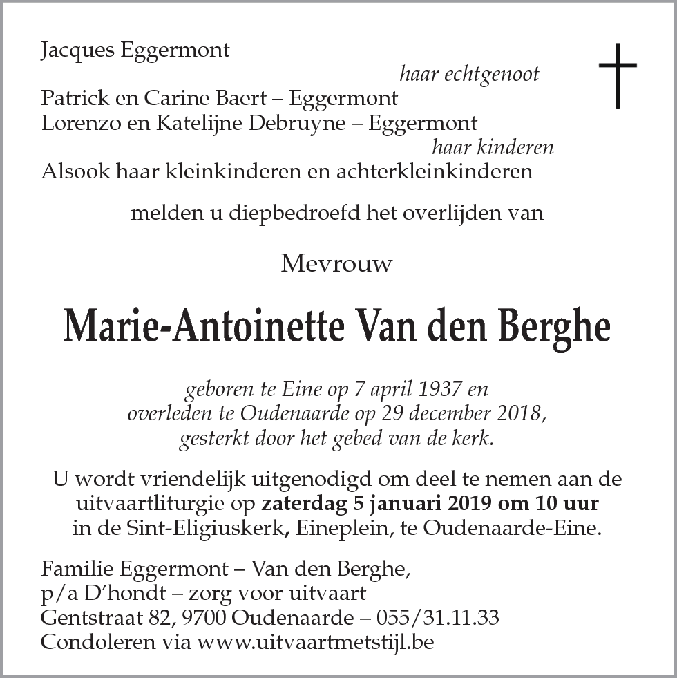 Marie-Antoinette Van den Berghe