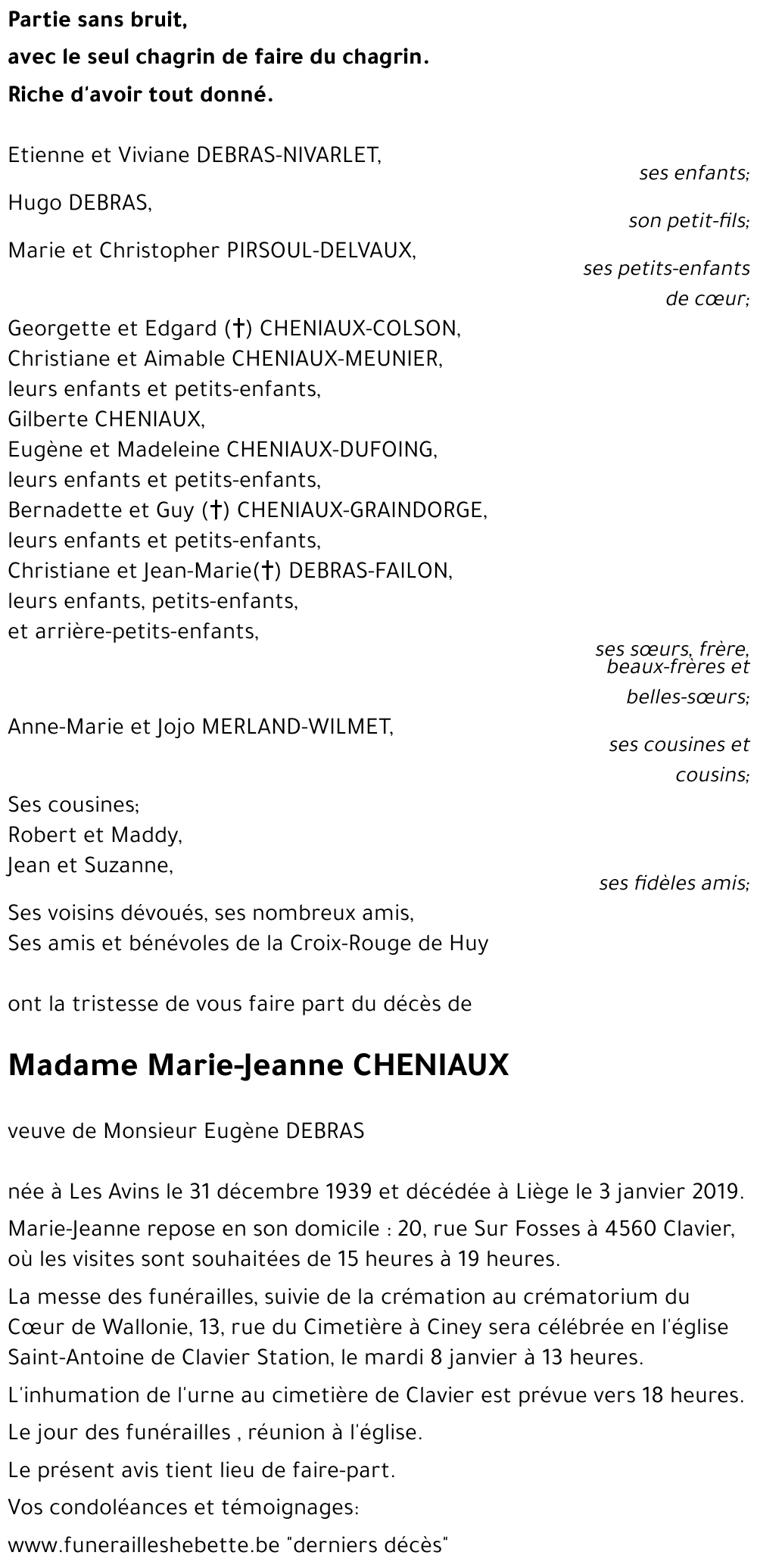 Marie-Jeanne CHENIAUX
