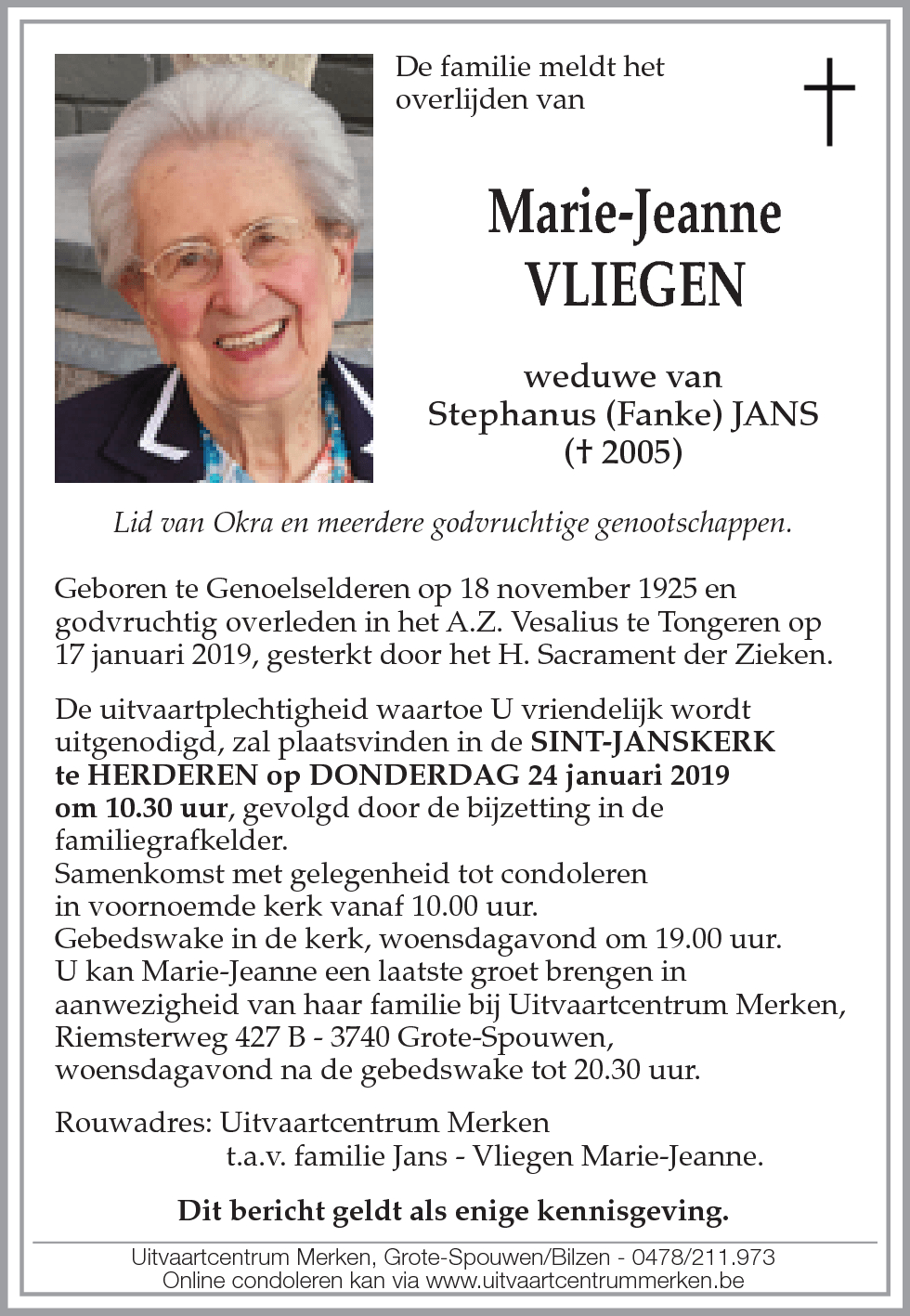 Marie-Jeanne Vliegen