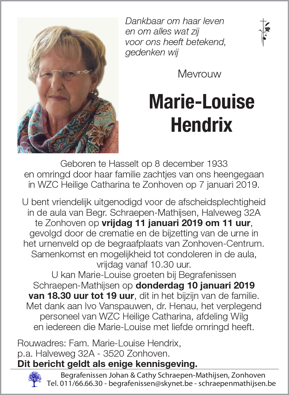 Marie-Louise Hendrix