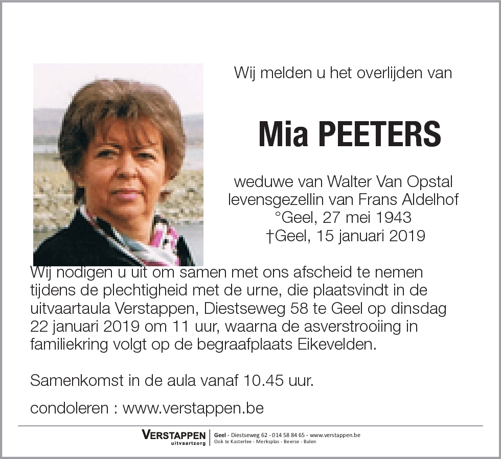 Mia Peeters