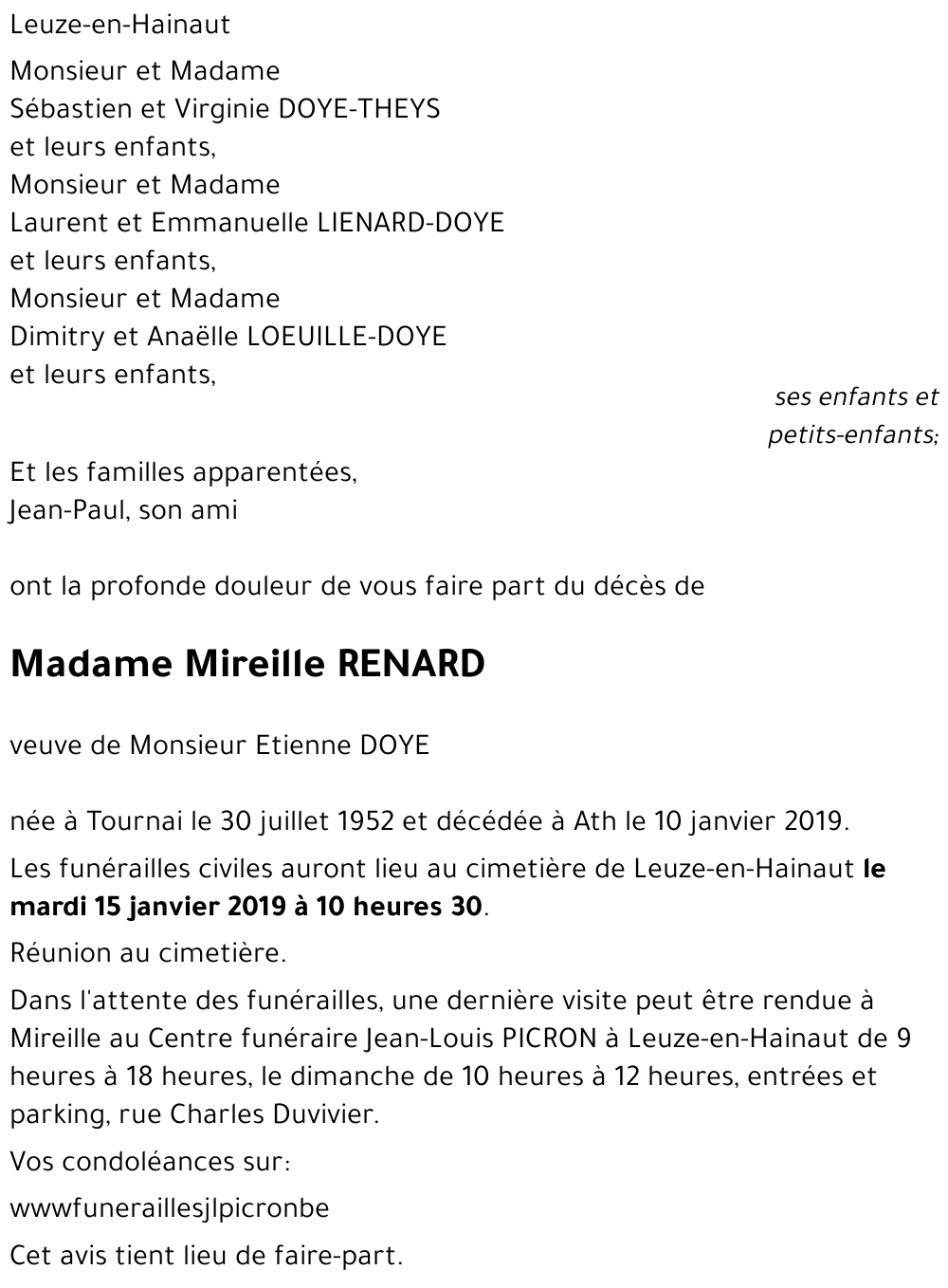 Mireille RENARD