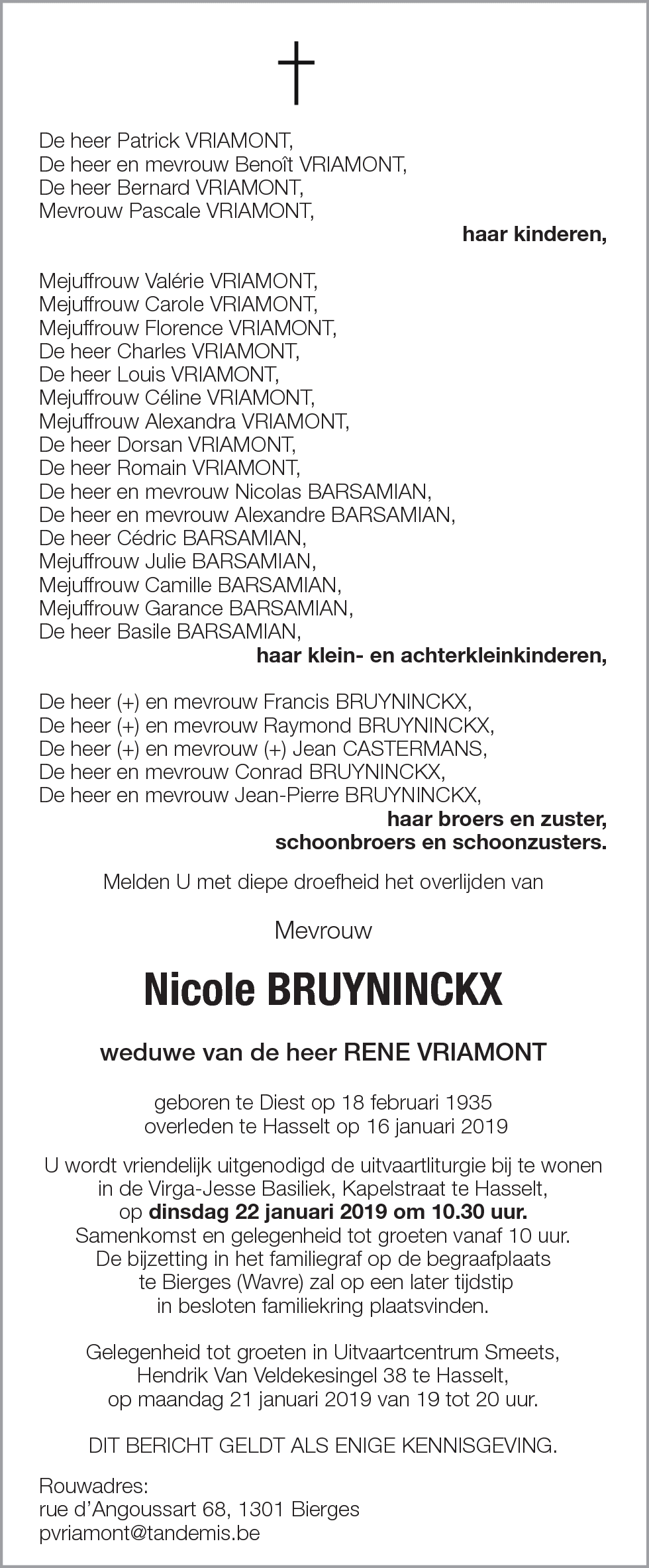 Nicole Bruyninckx