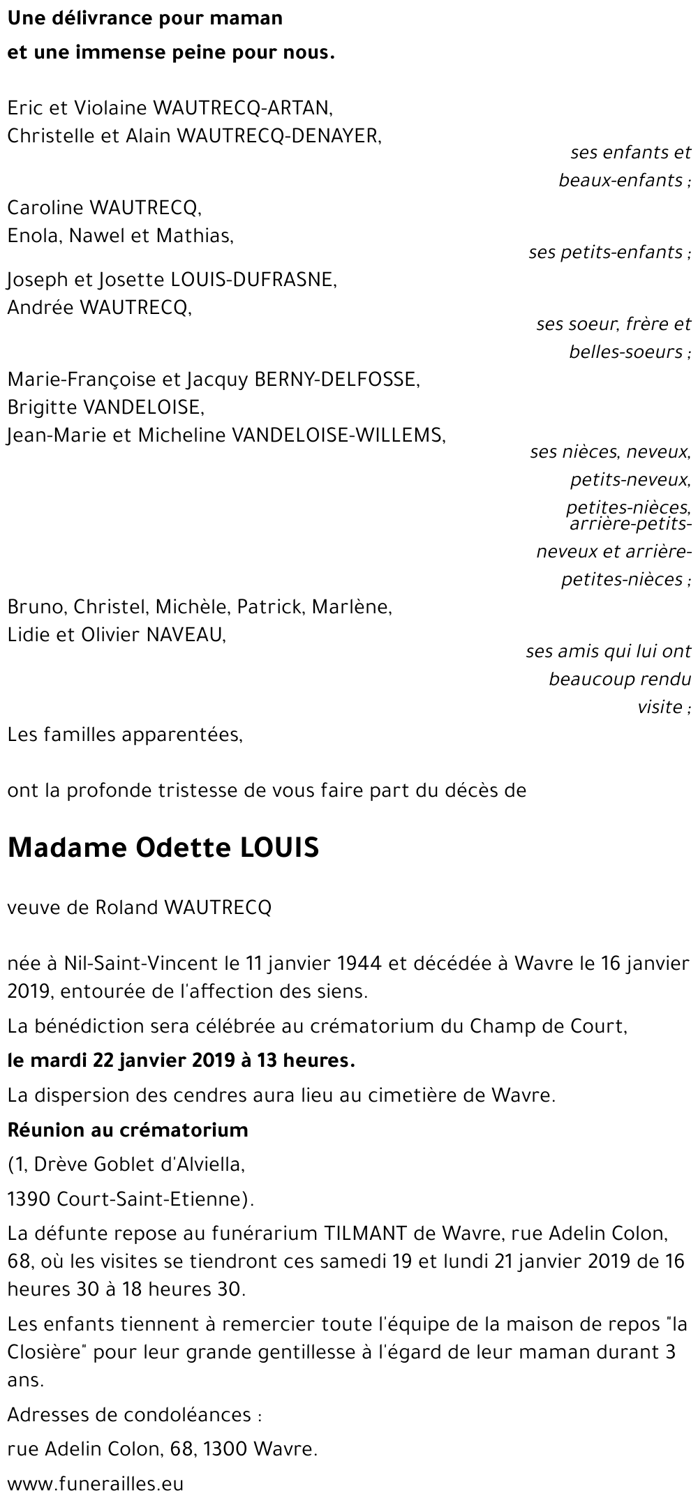 Odette LOUIS