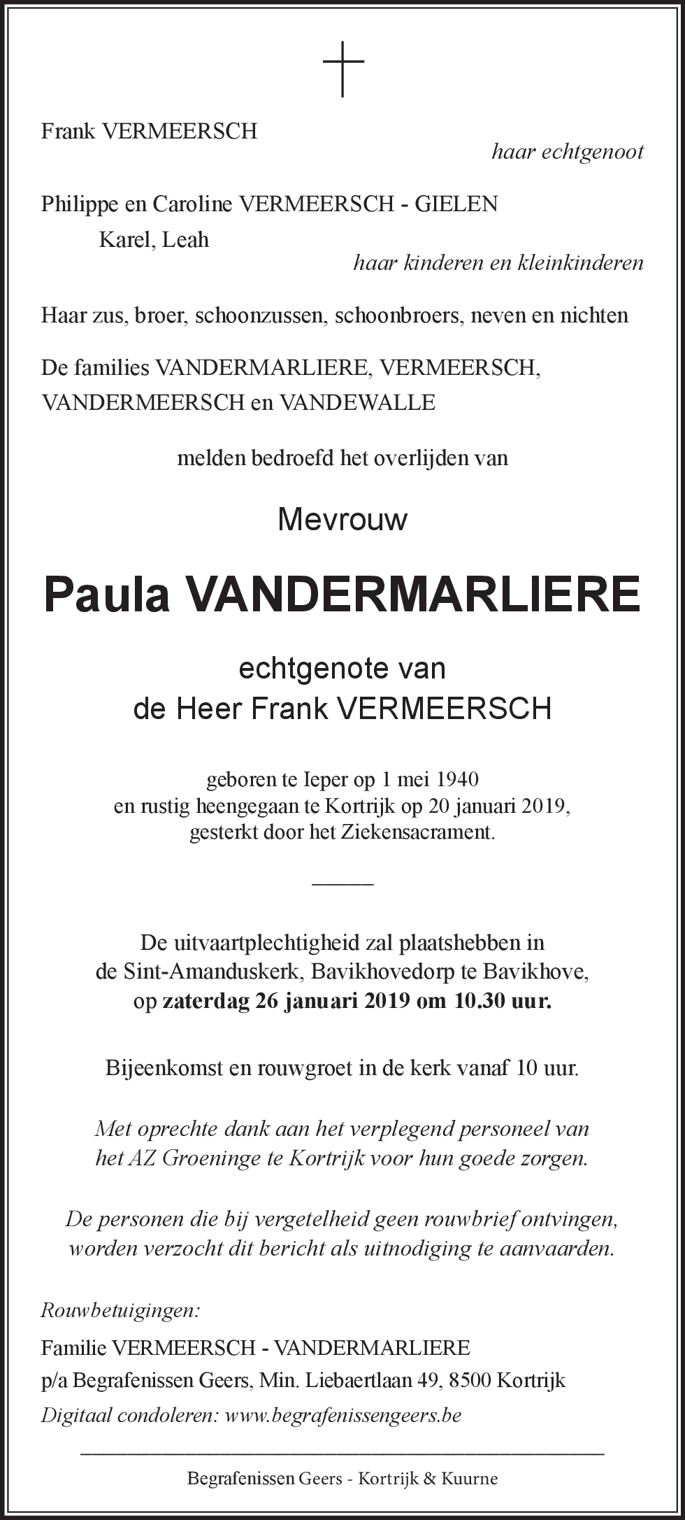 Paula VANDERMARLIERE