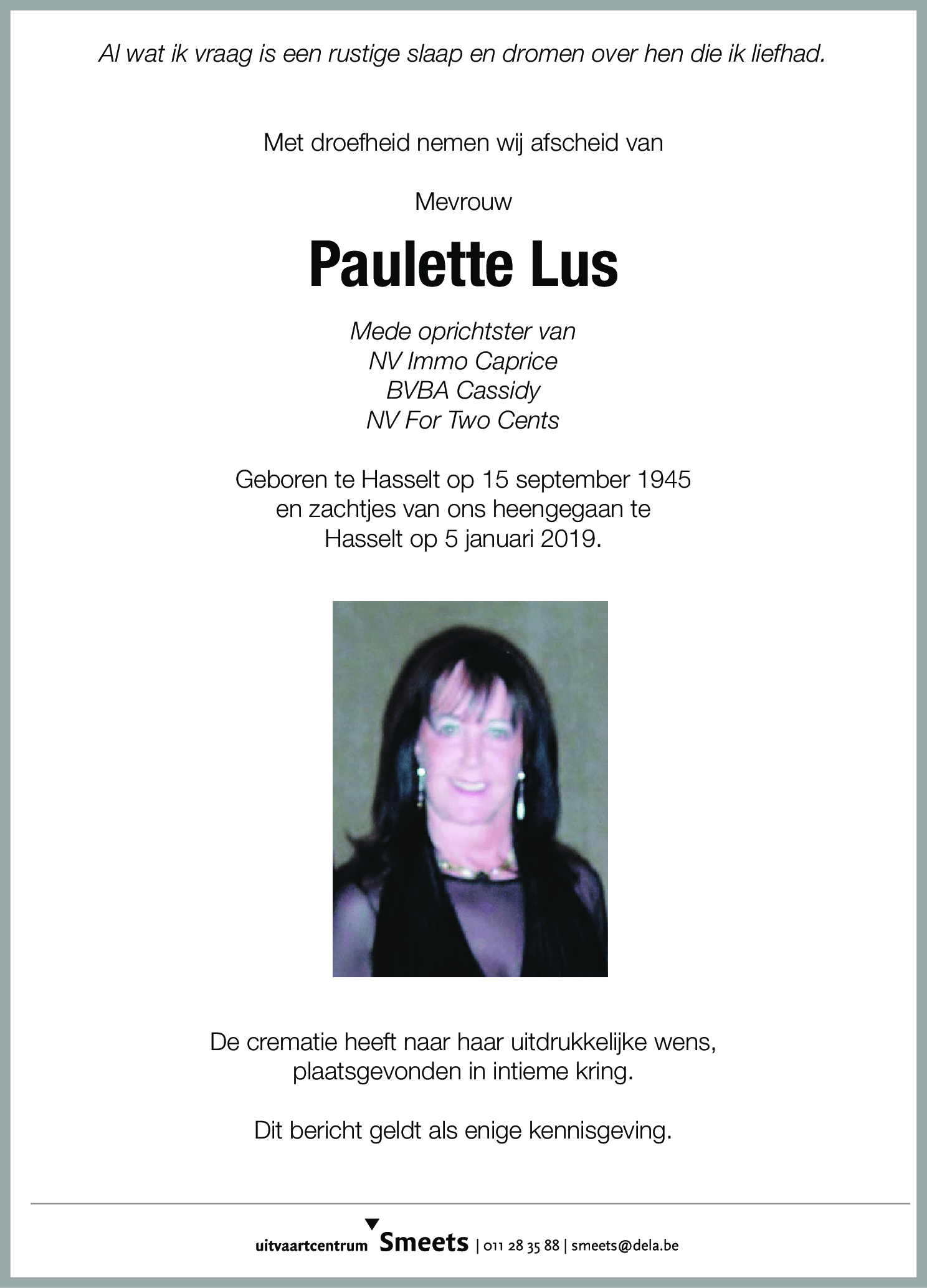 Paulette Lus