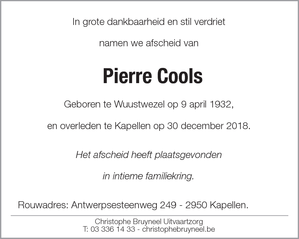 Pierre Cools