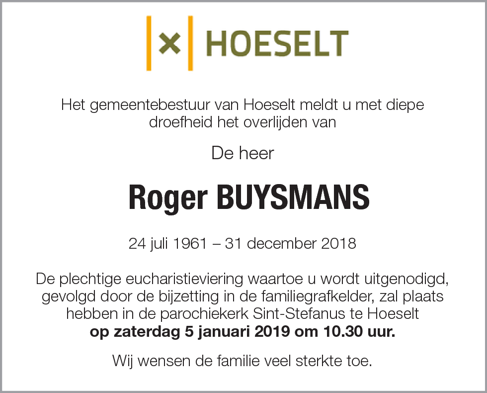 Roger BUYSMANS